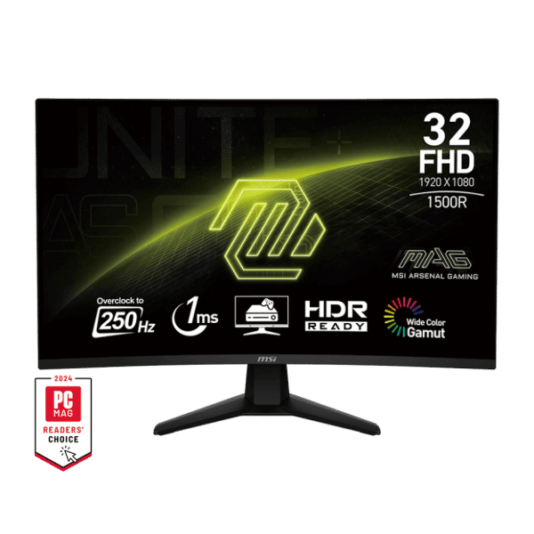 Msi Mag 32C6X 32 250Hz Curved 4711377195362 — MSI au Maroc | Connecto.ma